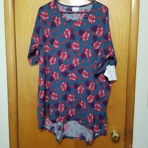 LuLaRoe Red Rose Irma